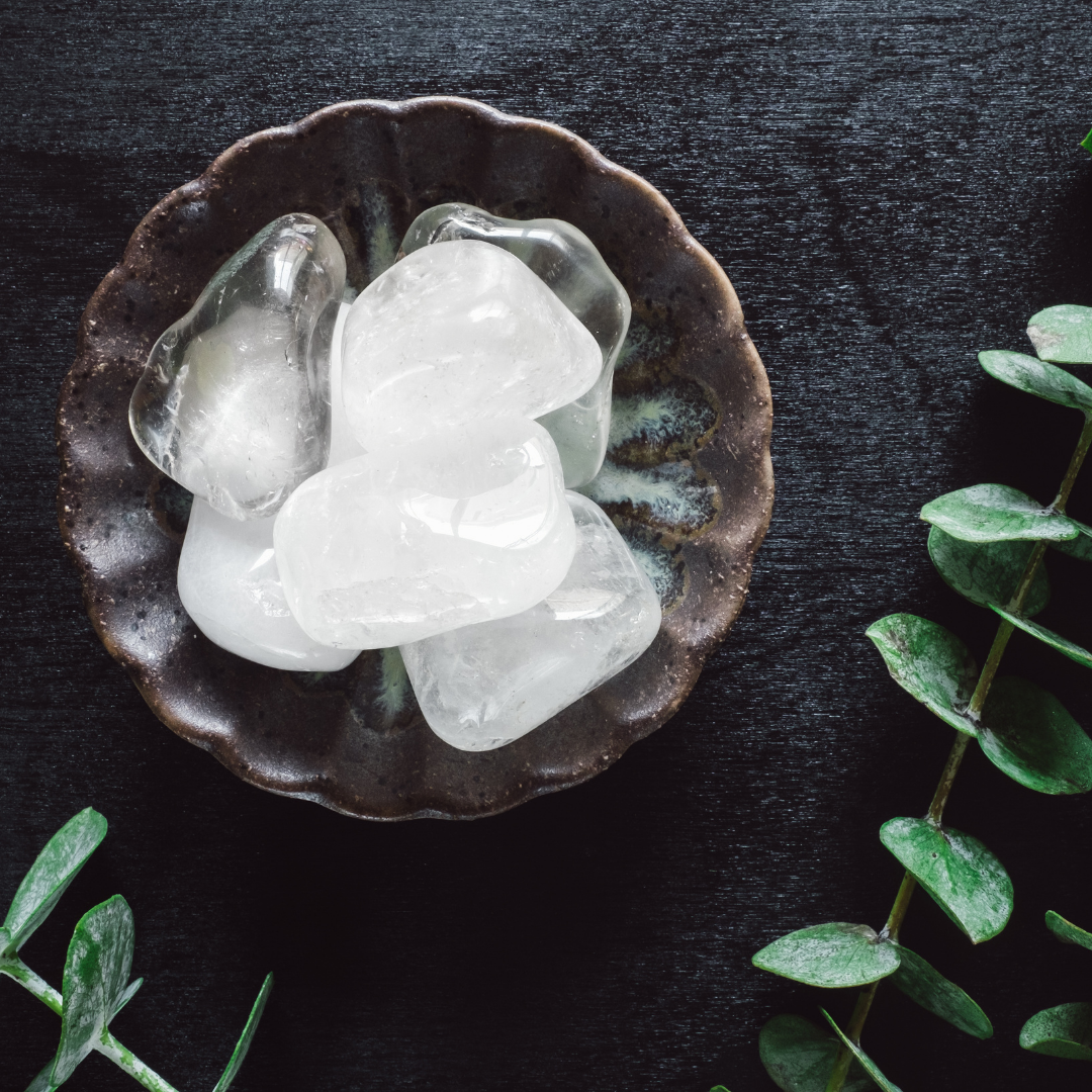 Quartz tumbled stones