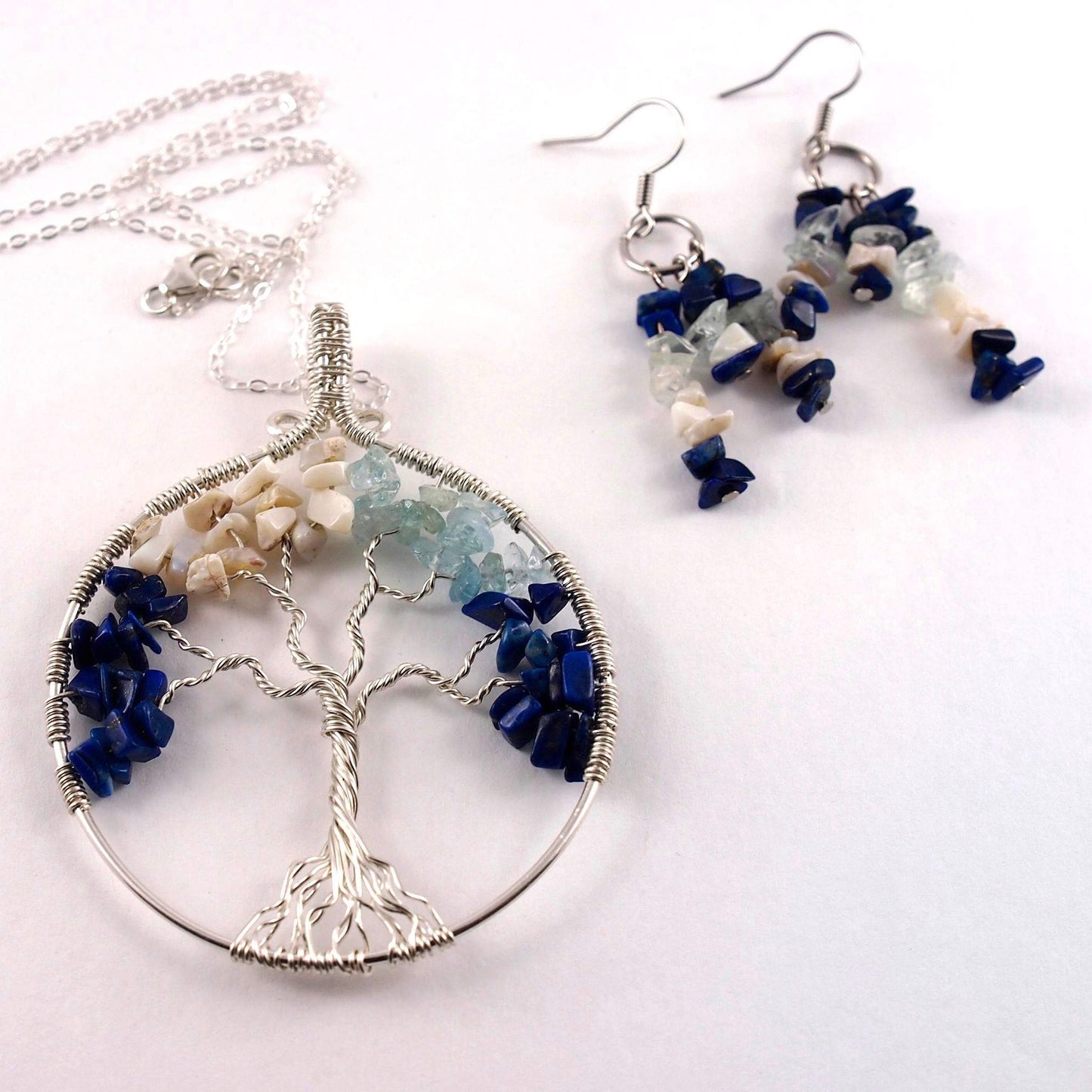 Custom Family Tree Jewelry Set ~ Birthstone Jewelry