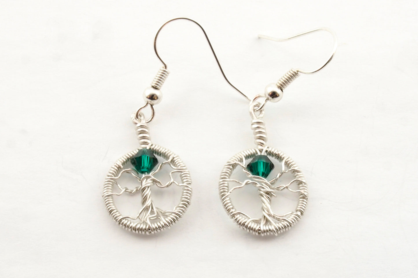 Tree of Life Earrings ~ Birthstone Jewelry