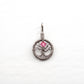 Delicate Rose Crystal Tree of Life Pendant ~ October Birthstone