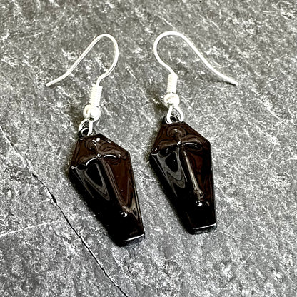 Coffin Necklace & Earrings Set