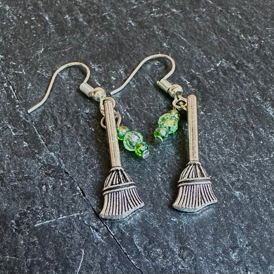 Witch Broom Earrings