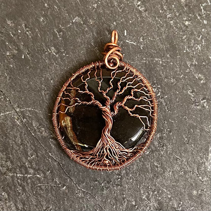 Two Sides of the Story — Sardonyx Copper Tree of Life Talisman