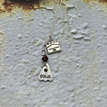 Ouija Board Necklace & Earrings