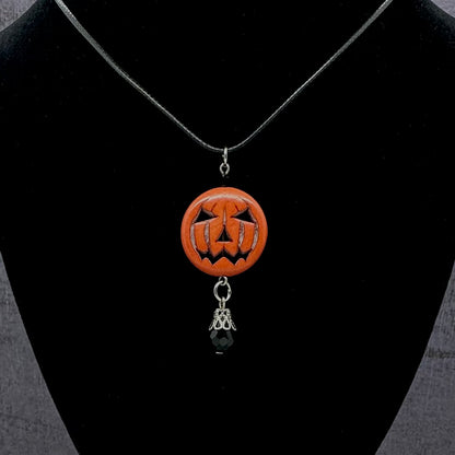 Jack O'Lantern Necklace & Earrings