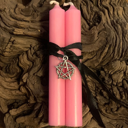 Mini Chime Candle Set - Pink