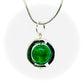 Emerald Jade Gemstone Spinner Necklace