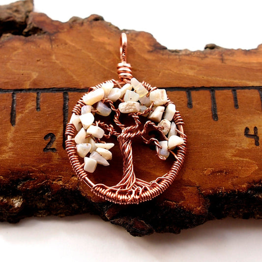 Opal Tree of Life Pendant
