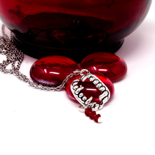 Vampire Fang Necklace ~ Halloween Costume Jewelry