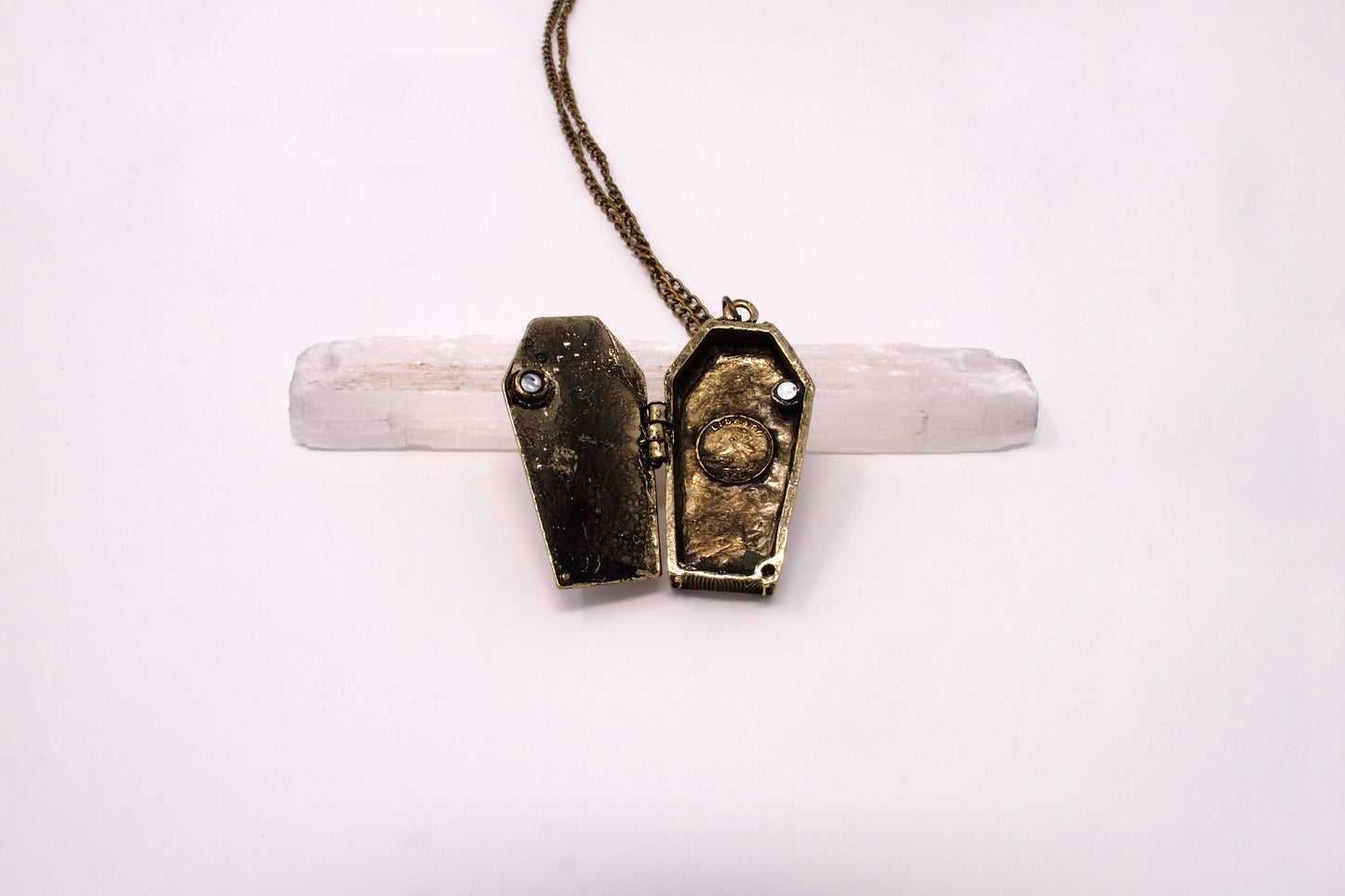 Coffin Necklace ~ Halloween Themed Jewelry