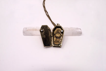 Coffin Necklace ~ Halloween Themed Jewelry