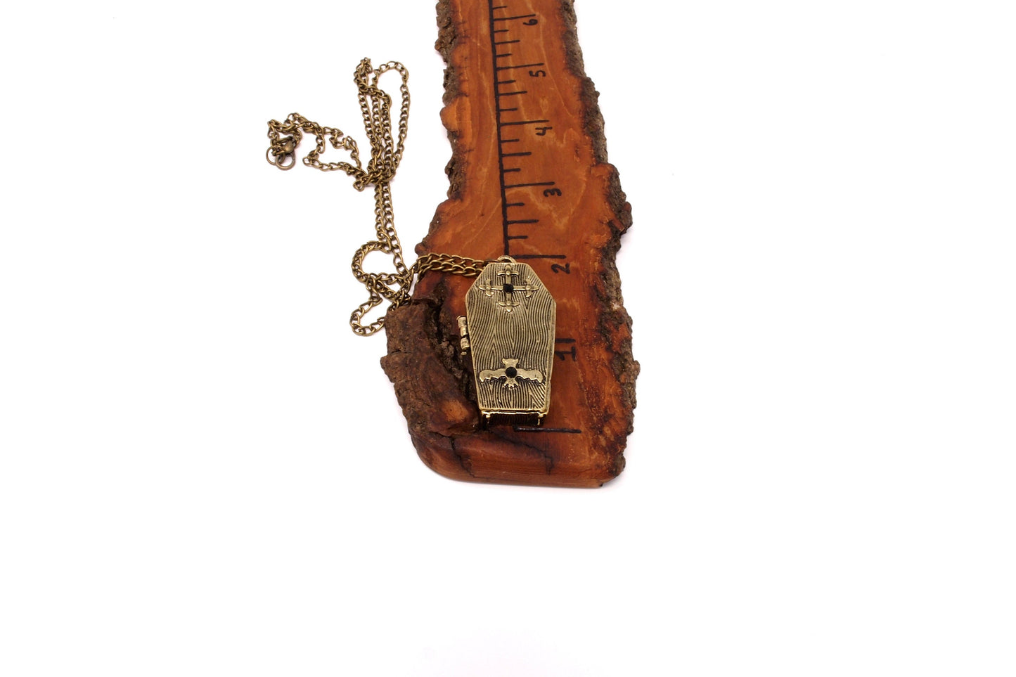 Coffin Necklace ~ Halloween Themed Jewelry
