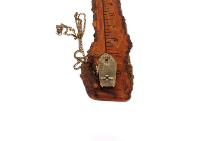 Coffin Necklace ~ Halloween Themed Jewelry
