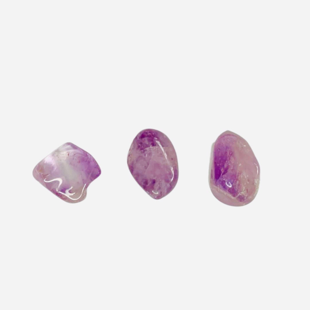 Amethyst tumbled stones