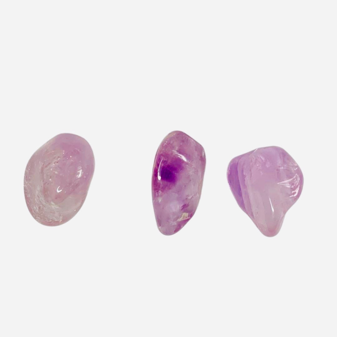 Amethyst tumbled stones